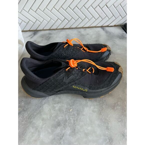 New Balance NB minimus Trail LK1 MTM10LK1 Black Men Running 9.5 Sneakers - Picture 1 of 9